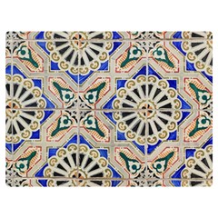 Ceramic-portugal-tiles-wall- Premium Plush Fleece Blanket (extra Small) by Amaryn4rt