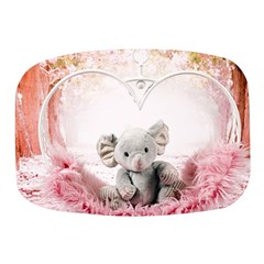 Elephant-heart-plush-vertical-toy Mini Square Pill Box by Amaryn4rt