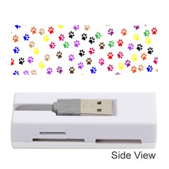 Paw Prints Background Memory Card Reader (stick) by Amaryn4rt