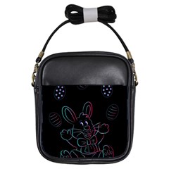 Easter-bunny-hare-rabbit-animal Girls Sling Bag by Amaryn4rt