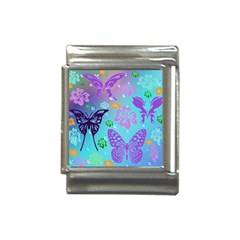 Butterfly Vector Background Italian Charm (13mm)