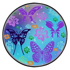 Butterfly Vector Background Wireless Fast Charger(Black)