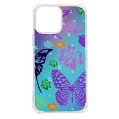 Butterfly Vector Background iPhone 13 Pro Max TPU UV Print Case