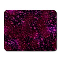 Retro-flower-pattern-design-batik- Small Mousepad by Amaryn4rt