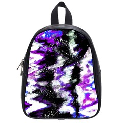 Abstract Canvas-acrylic-digital-design School Bag (small) by Amaryn4rt