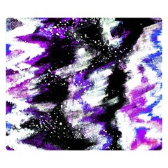 Abstract Canvas-acrylic-digital-design Two Sides Premium Plush Fleece Blanket (small) by Amaryn4rt