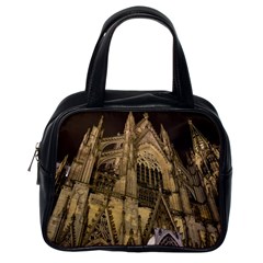 Cologne-church-evening-showplace Classic Handbag (one Side) by Amaryn4rt