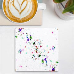 Star-structure-many-repetition- Uv Print Square Tile Coaster  by Amaryn4rt