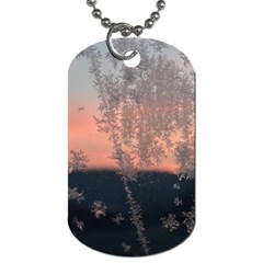 Hardest-frost-winter-cold-frozen Dog Tag (one Side) by Amaryn4rt