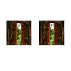 Beautiful World Entry Door Fantasy Cufflinks (square) by Amaryn4rt