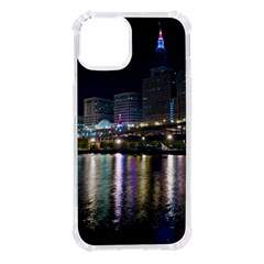 Cleveland Building City By Night Iphone 14 Tpu Uv Print Case