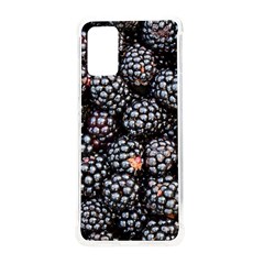 Blackberries-background-black-dark Samsung Galaxy S20plus 6 7 Inch Tpu Uv Case