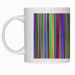 Striped-stripes-abstract-geometric White Mug