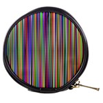 Striped-stripes-abstract-geometric Mini Makeup Bag Front