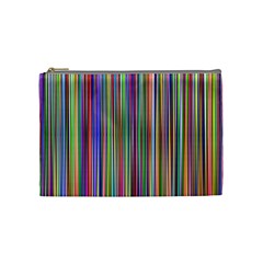 Striped-stripes-abstract-geometric Cosmetic Bag (Medium)