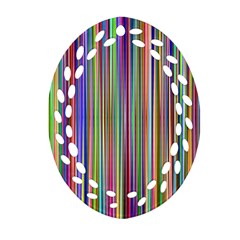 Striped-stripes-abstract-geometric Ornament (Oval Filigree)