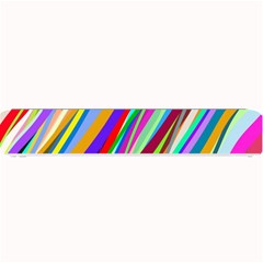 Multi-color Tangled Ribbons Background Wallpaper Small Bar Mat by Amaryn4rt