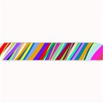 Multi-color Tangled Ribbons Background Wallpaper Small Bar Mat 24 x4  Bar Mat