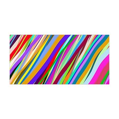 Multi-color Tangled Ribbons Background Wallpaper Yoga Headband by Amaryn4rt