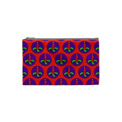 Christmas Candles Seamless Pattern Cosmetic Bag (small) by Amaryn4rt