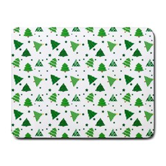 Christmas Trees Pattern Design Pattern Small Mousepad by Amaryn4rt