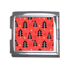 Christmas Christmas Tree Pattern Mega Link Italian Charm (18mm) by Amaryn4rt