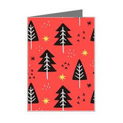 Christmas Christmas Tree Pattern Mini Greeting Card