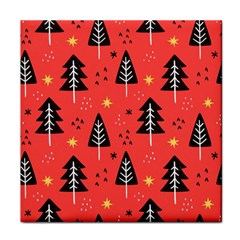 Christmas Christmas Tree Pattern Face Towel by Amaryn4rt