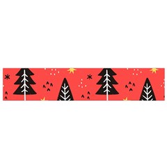 Christmas Christmas Tree Pattern Small Premium Plush Fleece Scarf