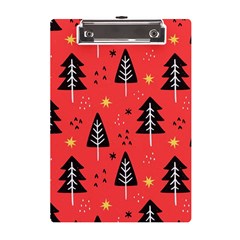 Christmas Christmas Tree Pattern A5 Acrylic Clipboard