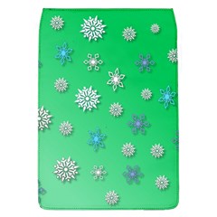 Snowflakes-winter-christmas-overlay Removable Flap Cover (l) by Amaryn4rt
