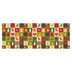 Pattern-christmas-patterns Banner And Sign 8  X 3  by Amaryn4rt