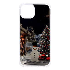 Christmas-landscape Iphone 13 Tpu Uv Print Case by Amaryn4rt