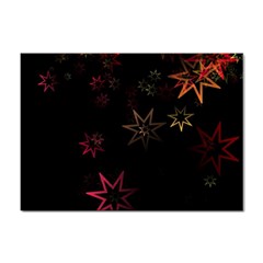 Christmas-background-motif-star Sticker A4 (10 Pack)