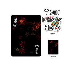 Christmas-background-motif-star Playing Cards 54 Designs (mini) by Amaryn4rt