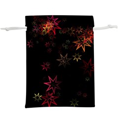 Christmas-background-motif-star Lightweight Drawstring Pouch (xl) by Amaryn4rt