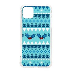 Blue Christmas Vintage Ethnic Seamless Pattern Iphone 11 Pro Max 6 5 Inch Tpu Uv Print Case by Amaryn4rt