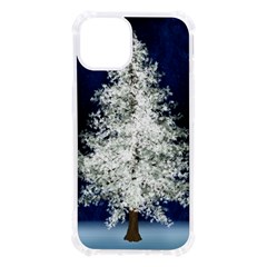 Tree Pine White Starlight Night Winter Christmas Iphone 13 Tpu Uv Print Case by Amaryn4rt