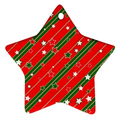 Christmas-paper-star-texture     - Star Ornament (two Sides) by Amaryn4rt