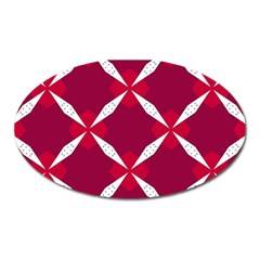 Christmas-background-wallpaper Oval Magnet