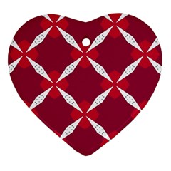 Christmas-background-wallpaper Heart Ornament (Two Sides)
