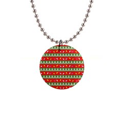 Christmas-papers-red-and-green 1  Button Necklace by Amaryn4rt