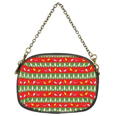 Christmas-papers-red-and-green Chain Purse (two Sides) by Amaryn4rt