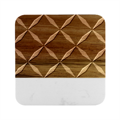 Christmas-background-wallpaper Marble Wood Coaster (Square)