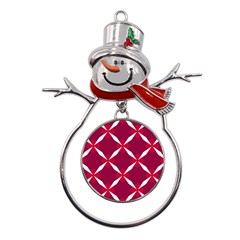 Christmas-background-wallpaper Metal Snowman Ornament