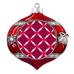 Christmas-background-wallpaper Metal Snowflake And Bell Red Ornament by Amaryn4rt