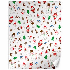 Christmas Shading Pattern Canvas 12  X 16  by Amaryn4rt