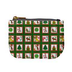 Christmas-paper-christmas-pattern Mini Coin Purse