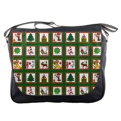 Christmas-paper-christmas-pattern Messenger Bag