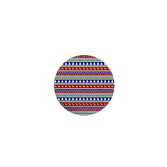 Christmas-color-stripes Pattern 1  Mini Magnets by Amaryn4rt